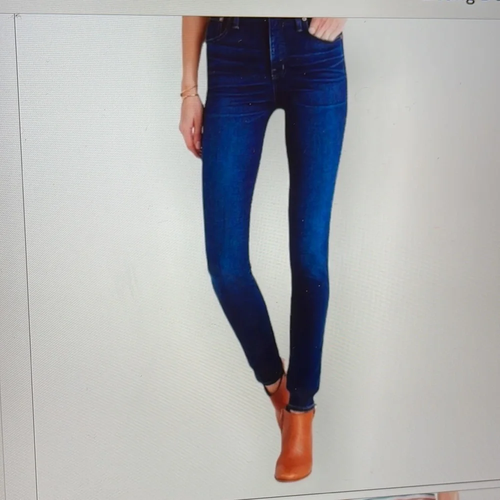 Madewell 10” high rise blue jean skinny size 27 - Picture 9 of 9